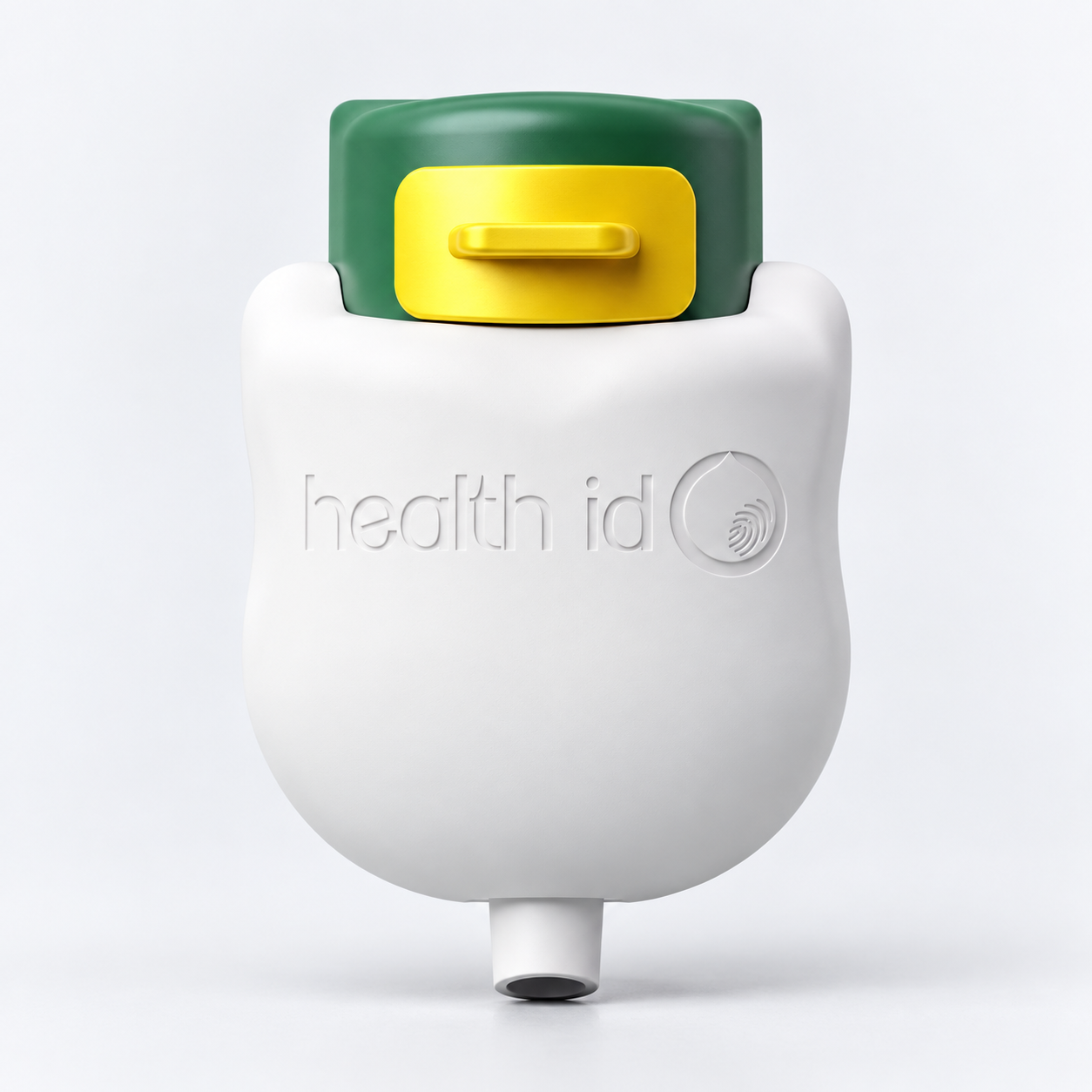 Dispositivo Health ID MicroBlood com coletor no braço
